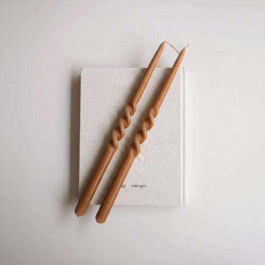 longue bougies torsadée