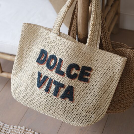 sac cabas en cordes naturelles tressées