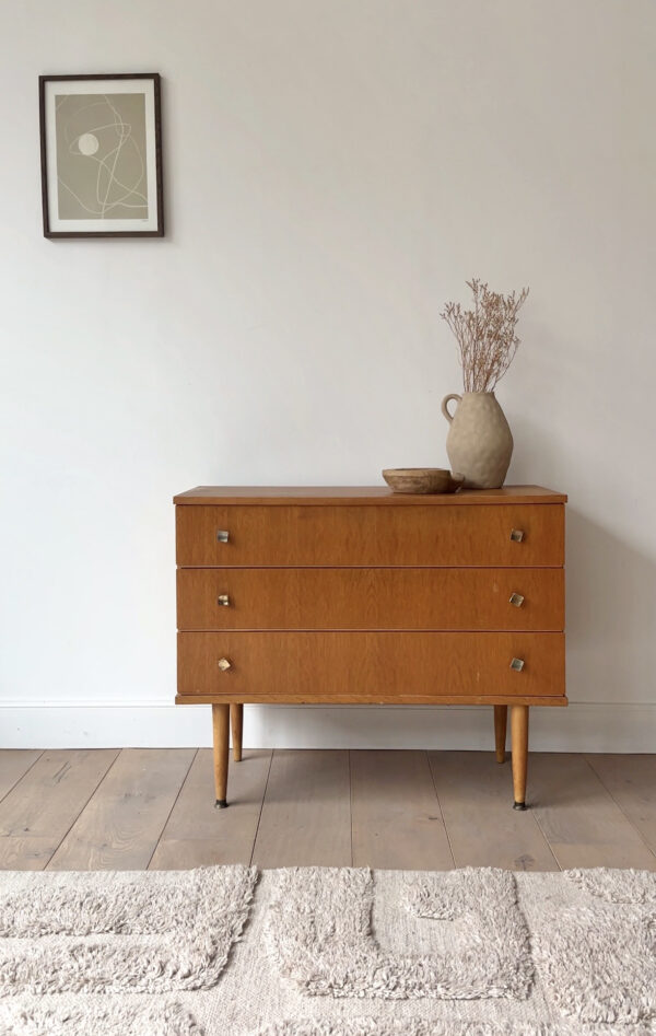 commode vintage chêne