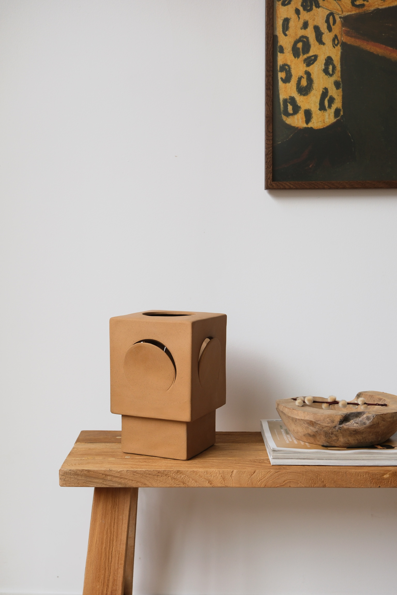 lampe à poser en céramique Ocre Astra