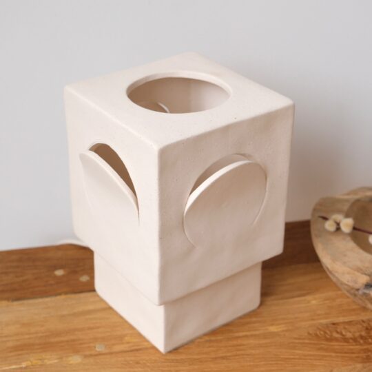 lampe à poser en céramique blanc Astra