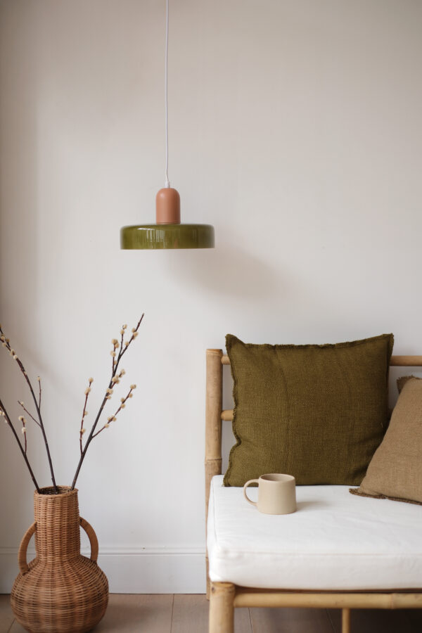 suspension vert terracotta