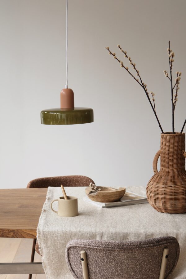 suspension vert terracotta