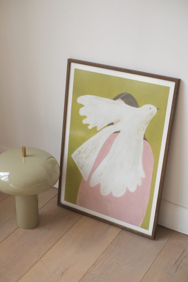 Affiche "Bird and woman"