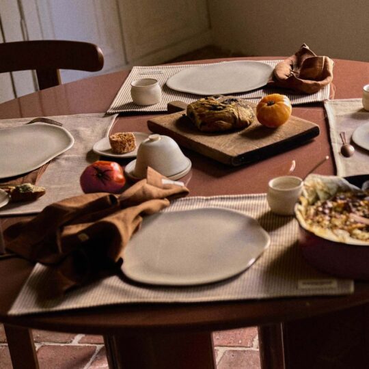 Set de table en coton rayé – Image 6