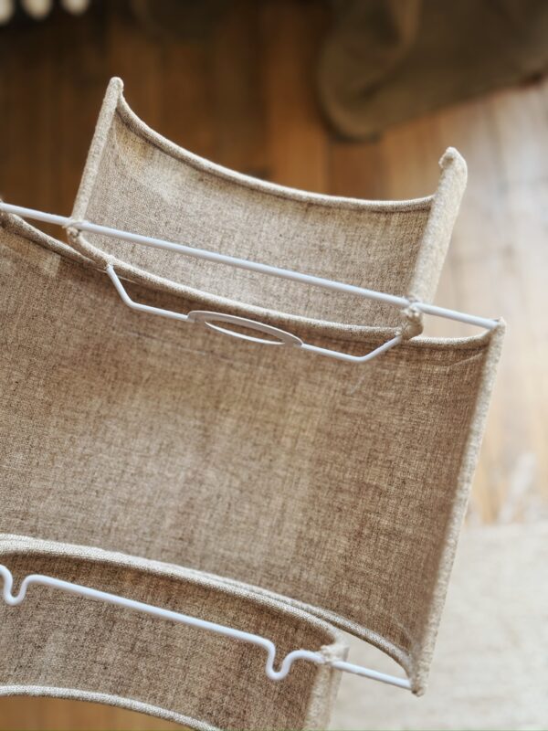 Applique en lin naturel