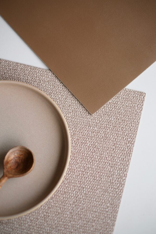 Set de table beige réversible