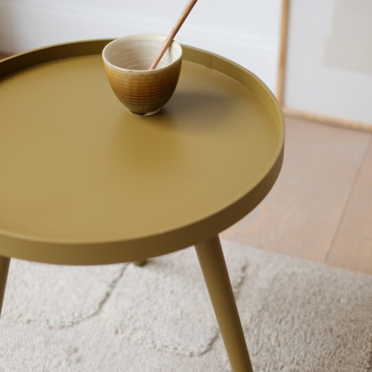 table d'appoint ronde détail