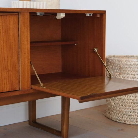 enfilade teck porte battante