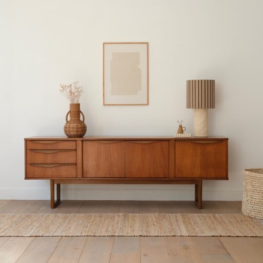 enfilade scandinave vintage pieds traîneaux