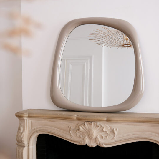 Grand miroir sable – Image 1