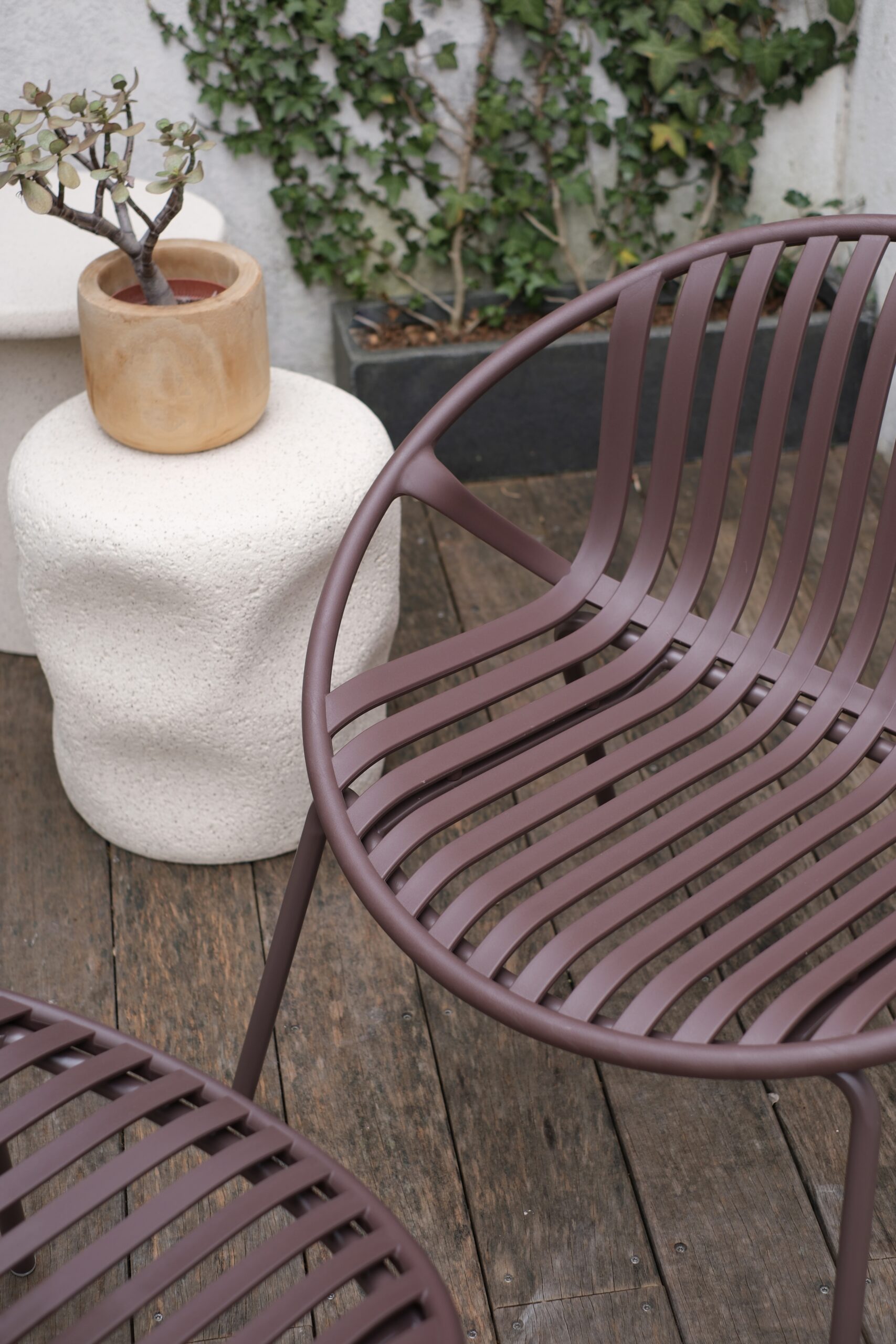 Fauteuil et repose-pieds de jardin – Image 3