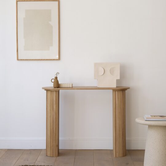 Console ovale en bois – Image 1