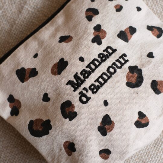 pochette léopard