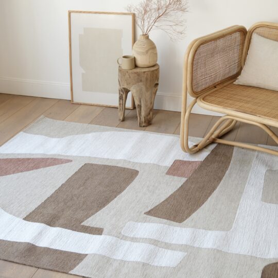 tapis motif géométrique