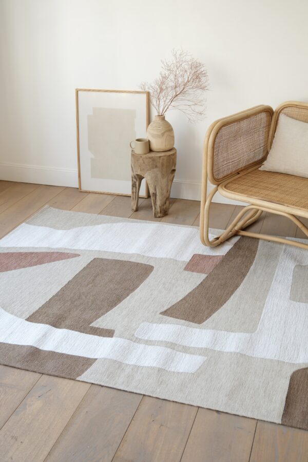 tapis motif géométrique