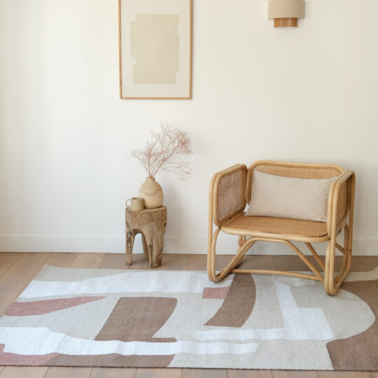 tapis motif géométrique