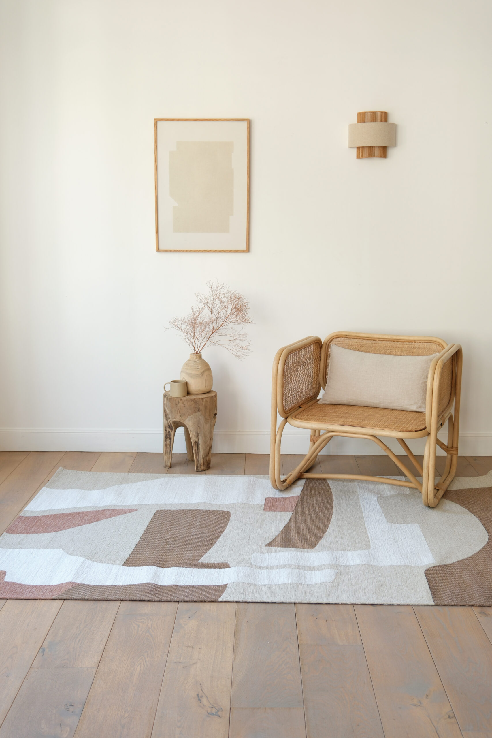 tapis motif géométrique