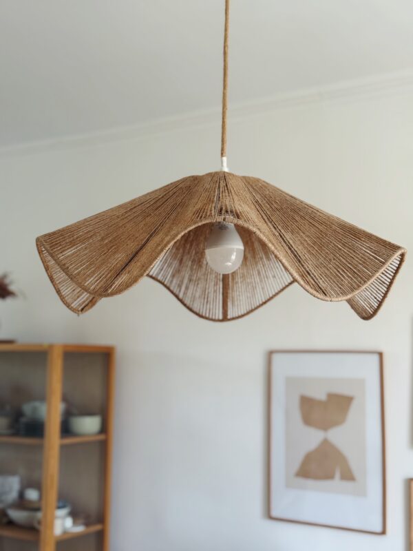 Suspension ondulée en jute - 2 tailles