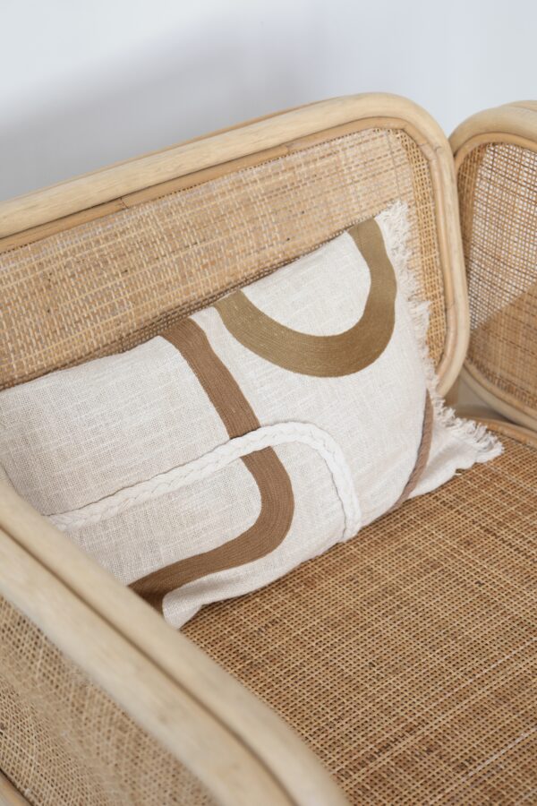 housse de coussin écrue