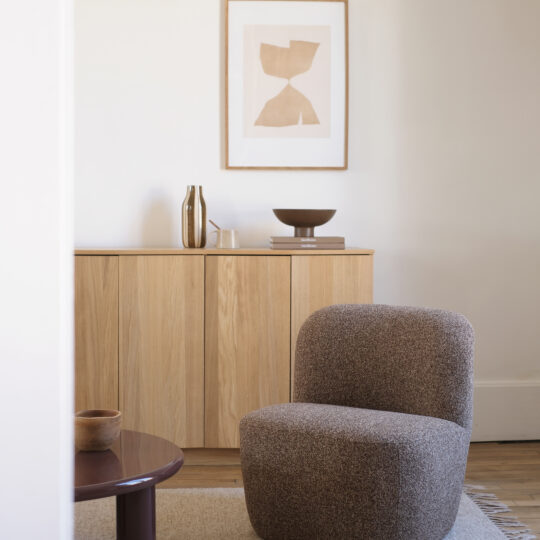 fauteuil marron