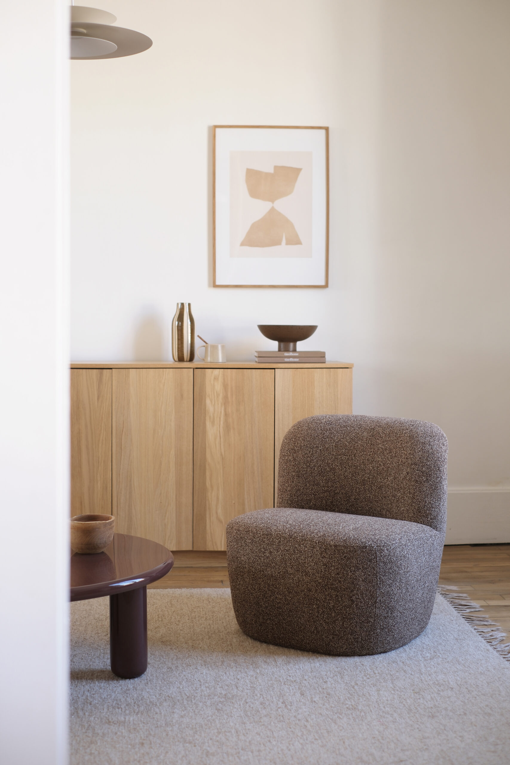 fauteuil marron