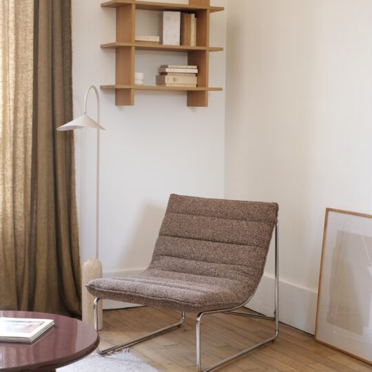Fauteuil lounge piètement métal – Image 2