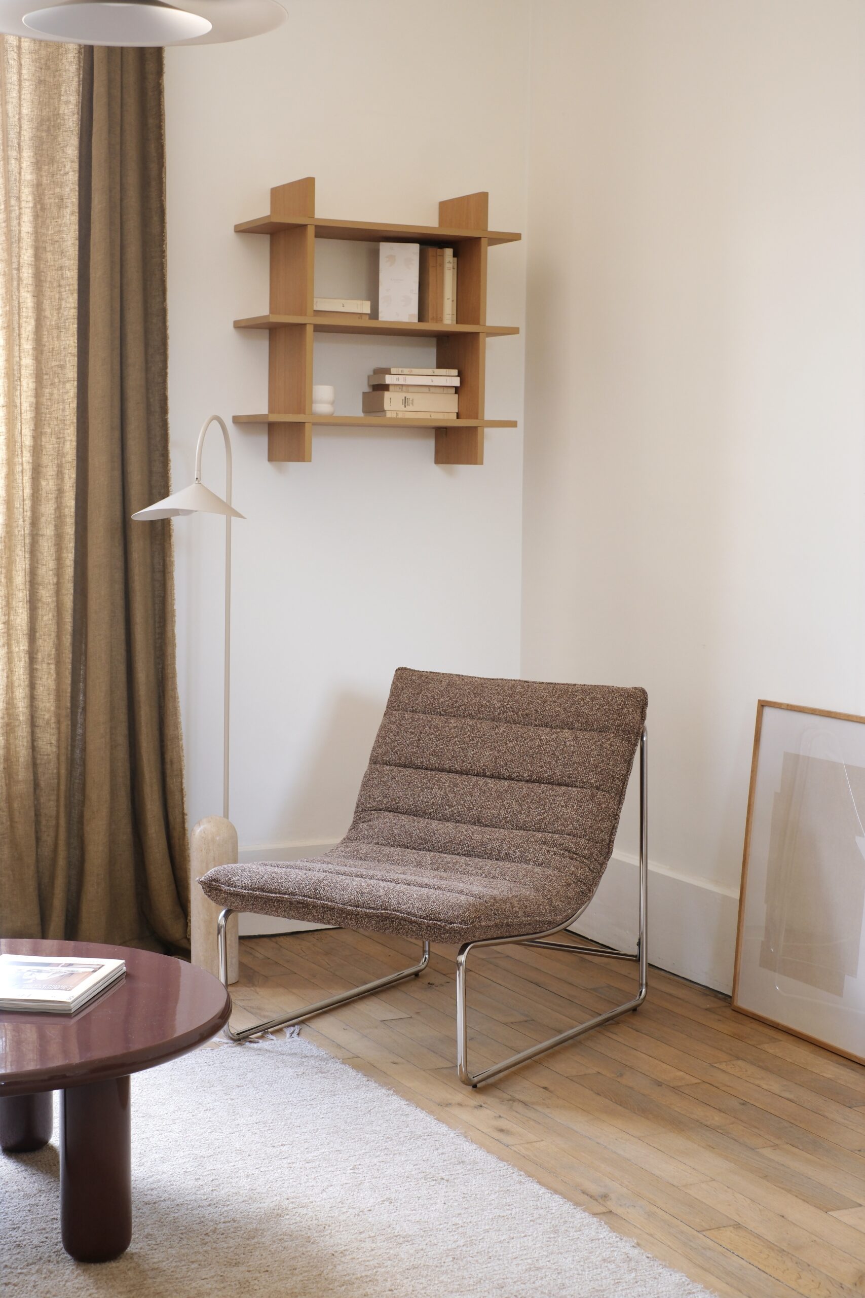 Fauteuil lounge piètement métal – Image 2