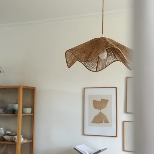 Suspension ondulée en jute - 2 tailles – Image 1