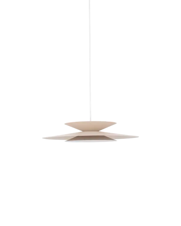 Suspension soucoupe métal petit modèle - 2 coloris