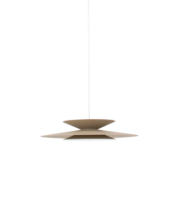 Suspension soucoupe métal petit modèle - 2 coloris