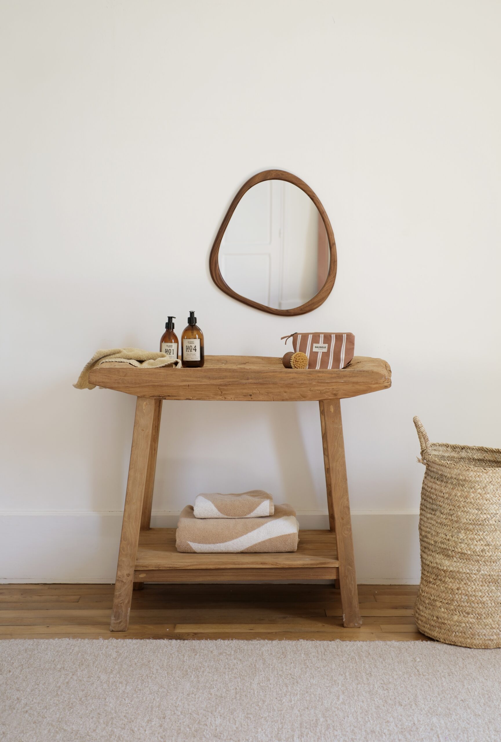 console salle de bain