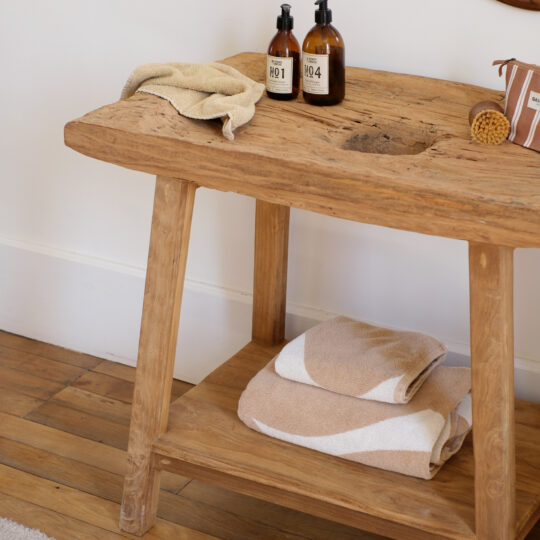 console de salle de bain