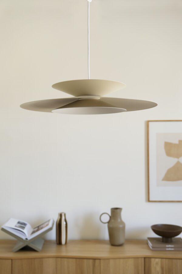 Suspension métal beige Suspension métal beige