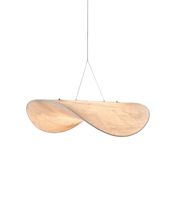 Suspension organique en soie Lotus