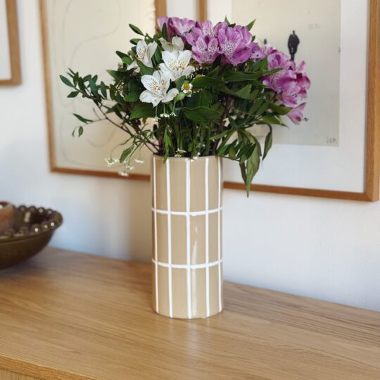vase carrelage beige
