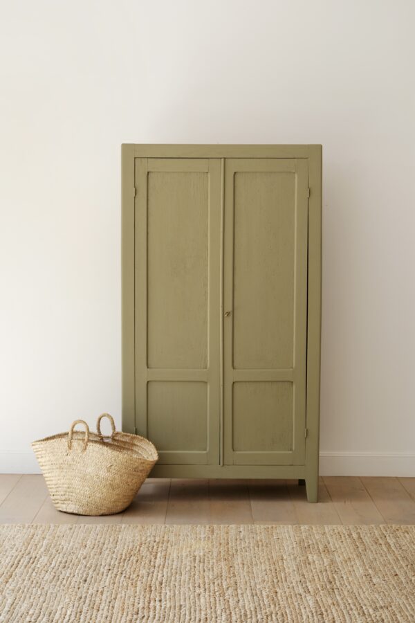 ArmoireVintage-3 Armoire parisienne vintage vert sauge - 3 étagères
