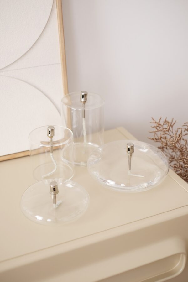 lampe à huile en verre lampe à huile en verre