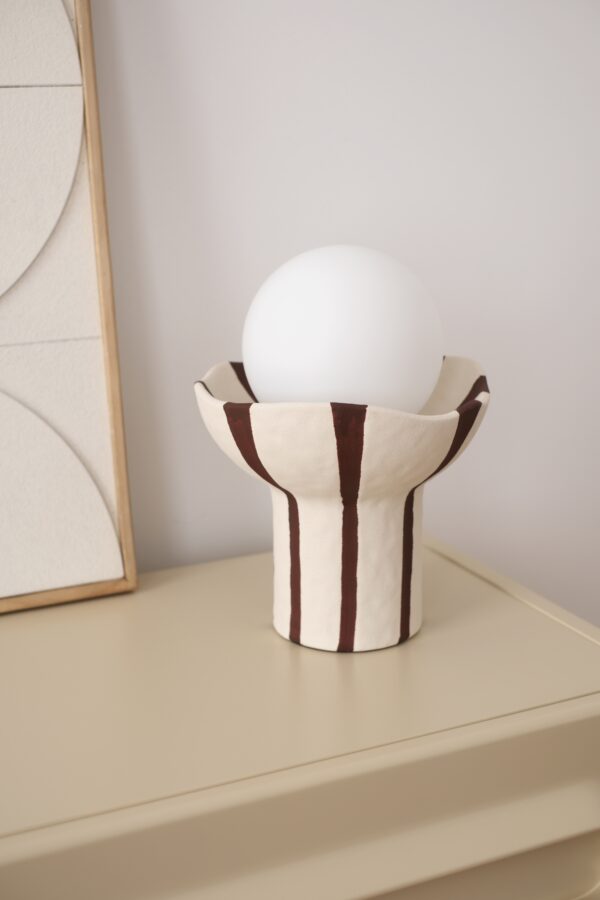Lampe à poser Albert Choco