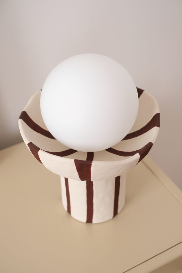 Lampe à poser Albert Choco