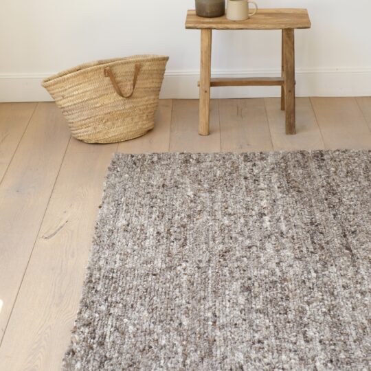 tapis de salon brun