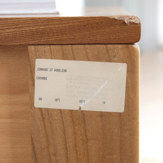 Commode Regain orme massif 3 tiroirs – Image 8