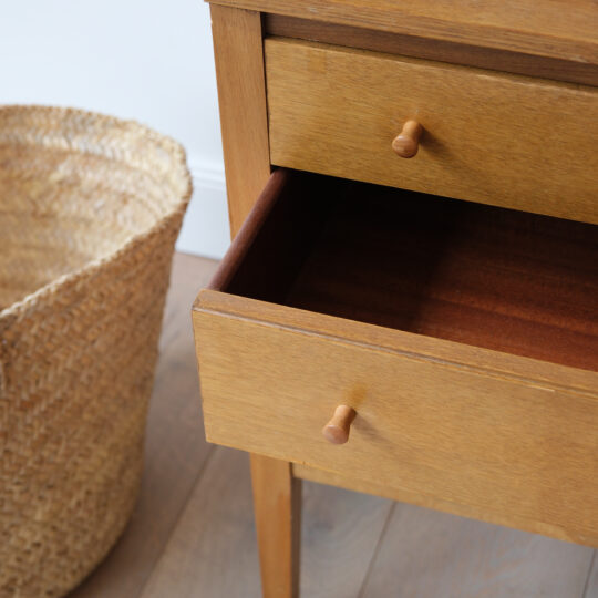 Commode vintage 3 tiroirs mid-century – Image 5