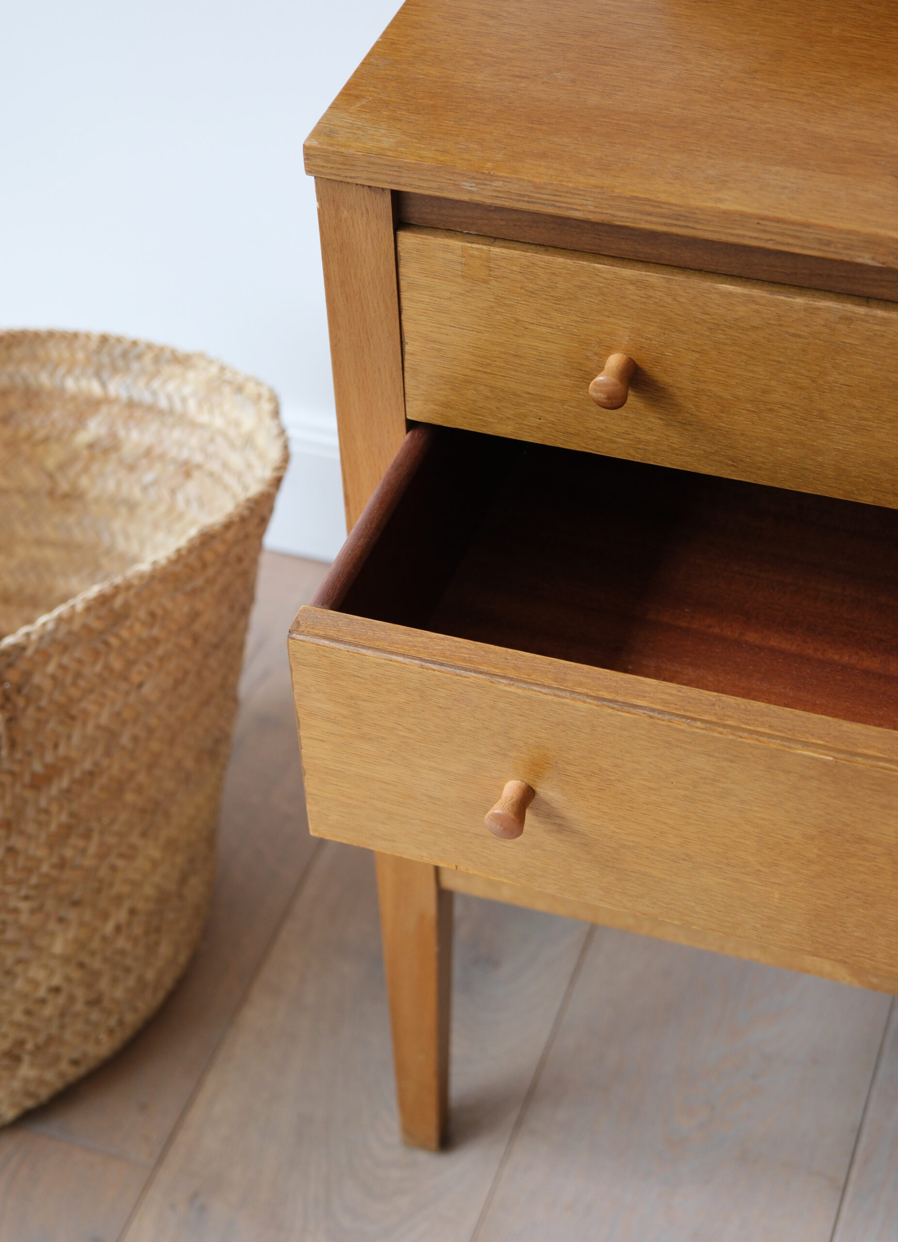 Commode vintage 3 tiroirs mid-century – Image 5