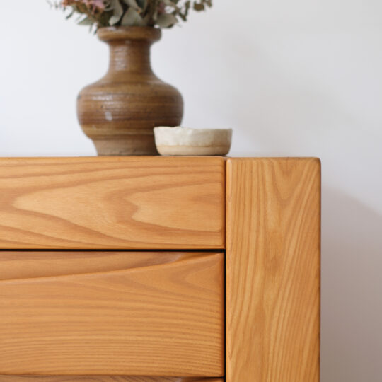 Commode Regain orme massif 3 tiroirs – Image 5
