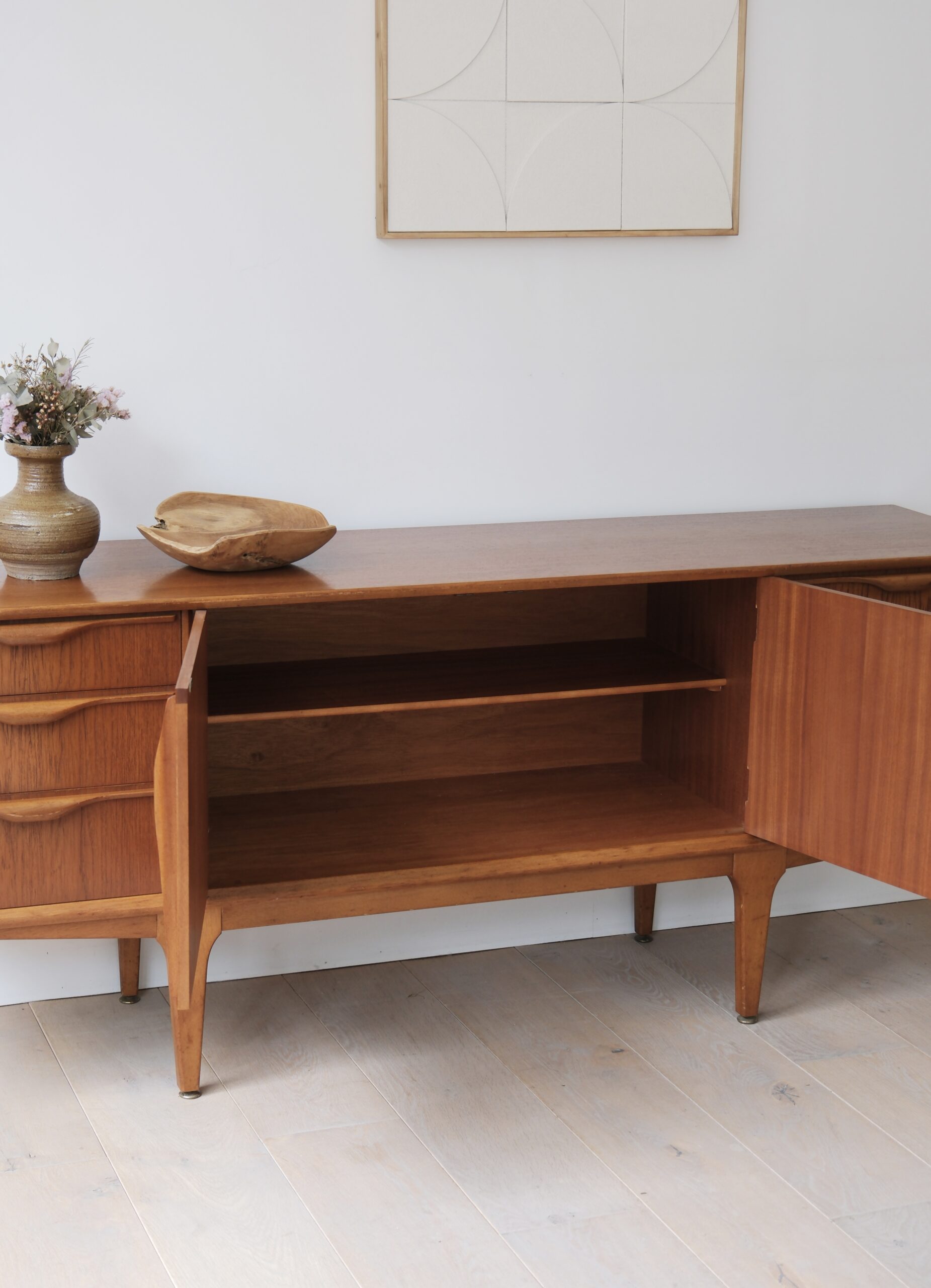 Enfilade vintage en teck "Walter" – Image 7