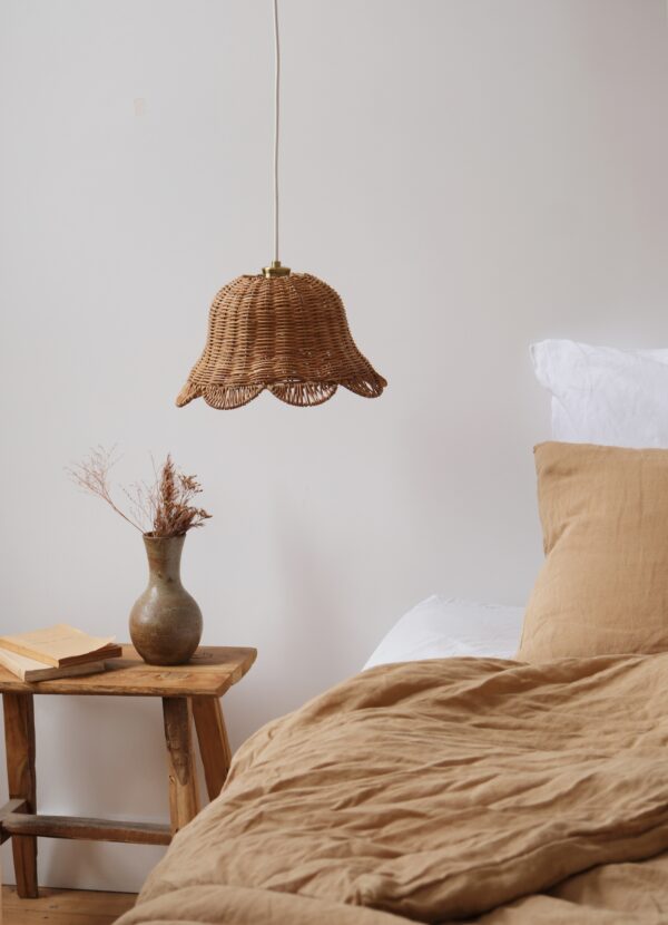 suspension baladeuse cloche en rotin suspension baladeuse cloche en rotin