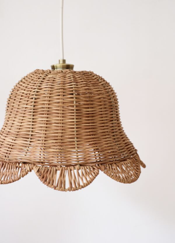 suspension baladeuse cloche en rotin suspension baladeuse cloche en rotin