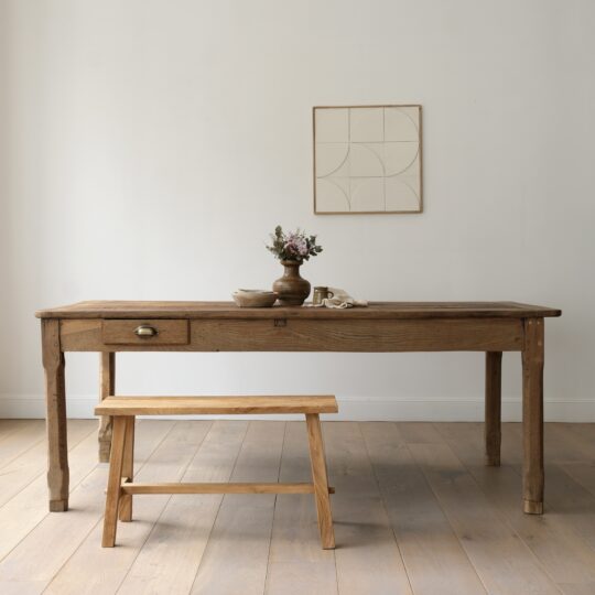 table de ferme bois massif