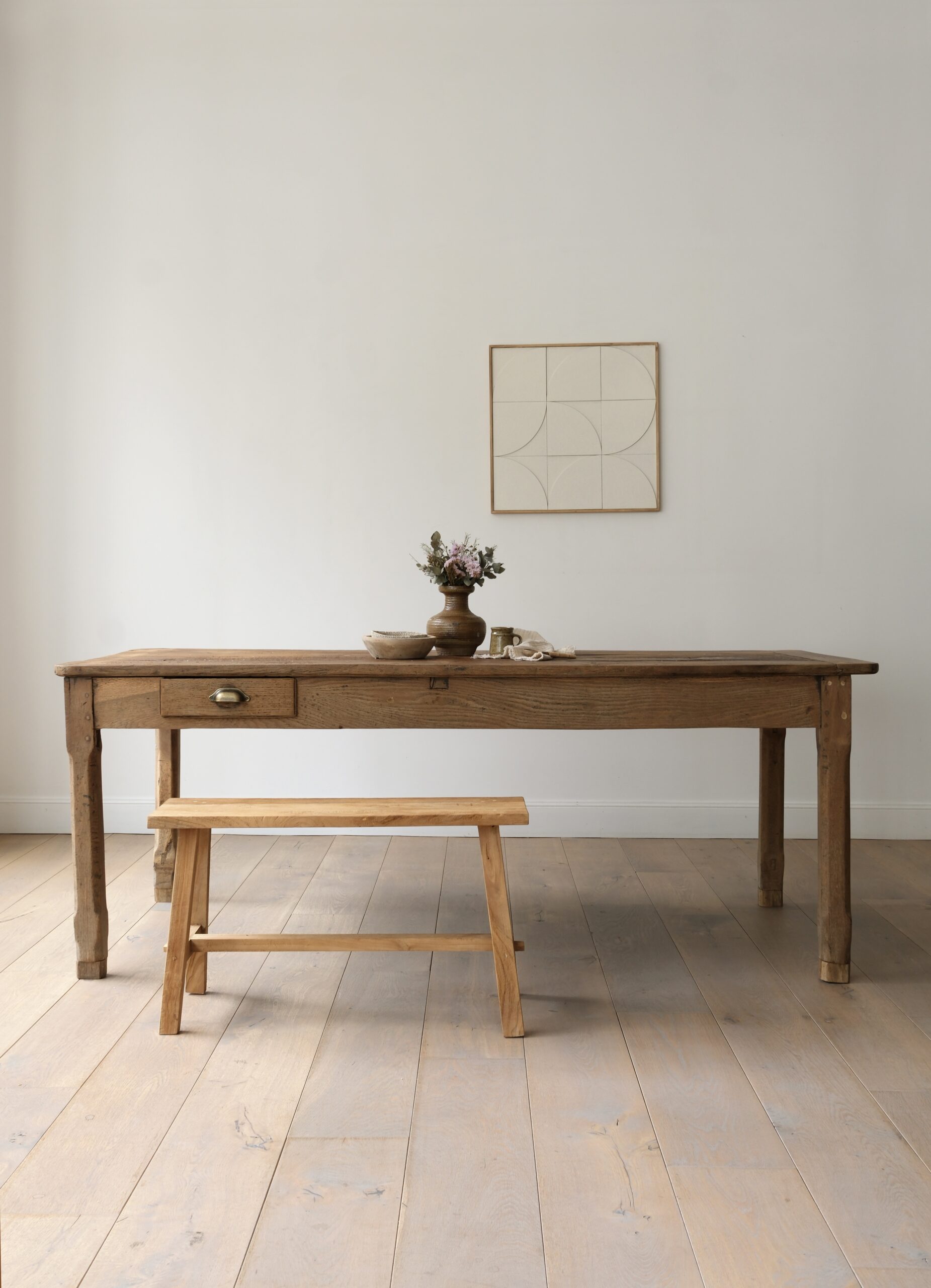 table de ferme bois massif